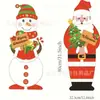 Decoración de Navidad para Jardín, Muñeco de Nieve, Papá Noel, Tablero Hueco, Resistente al Agua, de Pie, Transfronteriza Temu Amazon
