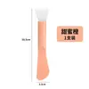 Pincel de Silicone Dupla Face para Máscara de Beleza e Maquiagem, Raspador de Limpeza Facial, Raspador Facial e Espátula de Beleza de Dupla Finalidade