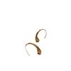 Aretes de Tuerca Retro de Gota de Agua de Acero de Titanio para Mujer, Oro de 18K, No se Desvanecen, Aretes de Diseño Nicho, Accesorios, Retro Artístico