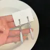 Brincos de Franja Gota de Pérola Francesa Clipe de Orelha Bobina de Mosquito Feminino 2025 Novos Brincos de Alto Padrão Estilo Chinês Brincos