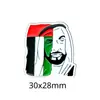 Modelo Quente Transfronteiriço Oriente Médio Emirados Árabes Unidos Retrato do Rei Senhor Esmalte Pintado Emblema Adesivo para Celular Pronto para Entrega