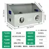 Caja a prueba de polvo sin instalación pulido de metal lijado tallado de jade banco de trabajo transparente amoladora eléctrica caja recolectora de polvo cubierta protectora