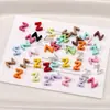 Cuentas de Letras de Aleación Coloridas Pintadas en Spray, Cuentas Sueltas, Cadena para Teléfono Móvil Hecha a Mano DIY, Llavero, Accesorios para Funda de Teléfono Móvil