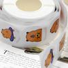 Pegatina de Rollo de Dibujos Animados Transfronteriza Lapibala para Portátil, Agenda, Taza de Agua, Decoración DIY, Pegatina Selladora de Cobaya