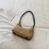Bolsa de camurça para mulheres, nova coleção de outono da moda 2026, bolsa de ombro de alta qualidade para o dia a dia, bolsa de axila e bolsa transversal em uma paleta de cores Maillard