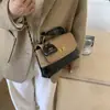Bolso Bandolera Maletín Retro de Ante para Mujer 2025 Nuevo de Moda Estilo Pequeño Fragante Bolso Acolchado con Cadena Bolso Cruzado