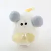Gorro de punto estilo tejido con forro de algodón para niños, gorro de lana para otoño e invierno, gorro de felpa con protección para las orejas y gorro cálido con diseño de animales para bebés.