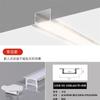 Atacado de fábrica luminária de linha slot led barra de luz rígida luz linear cob embutida armário luz de teto com luz de linha