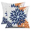 Funda de Almohada Personalizada de Estampado Floral Geométrico Más Vendida Transfronteriza para Sofá, Dormitorio, Oficina Cubierta de Cojín Lumbar