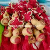 Venta Directa de Fábrica de Colgante Natural de Calabaza para Coche, Calabaza Pequeña Retorcida a Mano, Calabaza Grabada a Máquina, Colgante Artesanal de Calabaza