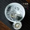 Jingdezhen Pintura a Tinta Paisagem Cerâmica Conjunto de Chá Caixa de Presente Tigela com Tampa de Alto Padrão, Xícara de Mestre, Bule, Conjunto Combinado com Suporte para Tampa