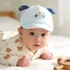 Touca para Bebê para Primavera e Outono, Classe A, para Recém-Nascidos de 0 a 3 Meses, Boné Fofo com Aba Macia de Bico de Pato