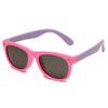 S8002 gafas de sol de silicona para niños gafas de sol de silicona para uñas combinación de colores gafas de sol polarizadas para niños y niñas