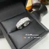 Anel Versa Princesa Fugitiva Novo Produto Cravejado com Zircônia Cúbica Diamante Banhado a Ouro Nicho Brilhante Diário Versátil Coração de Menina