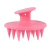 Nova Cabeça de Escova de Shampoo Massageadora de Silicone Puro Massagem Suave Shampoo Cabelo Cuidado Escova Limpeza Couro Cabeludo Pente Seco e Molhado
