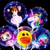Globo Bobo Famoso en Internet Transparente con Luces Dibujos Animados Globo Bobo Promocional Transparente Luz Brillante Fabricante Atmósfera