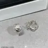 Pendientes Coco con Patrón de Diamantes para Mujer, Chapados en Oro Rosa de 18 Quilates y Tachonados con Diamantes, Mismo Estilo que Jennie, Lujo Ligero Nicho Sensación de Alta Gama