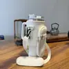 Venta caliente transfronteriza cubierta para vaso de hielo de 40 oz material de buceo bolsa diagonal para coche cubierta para botella de agua con asa Stanley en stock