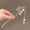Nuevo Estilo Horquilla Bin Orquídea Borlas Bolas Placa para la Cabeza Horquilla Estilo Antiguo Linterna Luminosa Horquilla Accesorios para el Cabello Horquilla para la Parte Posterior de la Cabeza