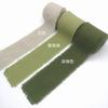 Rollo de cinta de algodón puro con borde rasgado a mano que sostiene flores, ramo de flores, corbata, tarjeta de San Valentín, caja de regalo, embalaje de regalo