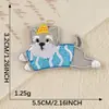 Nueva Etiqueta Bordada Parche Bordado Cachorro Lindo Autoadhesivo DIY Funda para Teléfono Móvil Accesorios Creativos Parche de Tela para Manualidades al por Mayor