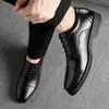 [Procesamiento de Liquidación Especial Fuga Código de Ruptura Zapatos de Cuero para Hombre Piel Genuina Tres Costuras Casual de Negocios Zapatos de Cuero para Hombre
