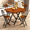 Mesa Plegable Mesa de Comedor Mesa de Comedor para el Hogar Mesa de Comedor y Sillas para Apartamento Pequeño Mesa para Puesto Exterior Mesa Sencilla para Habitación de Alquiler