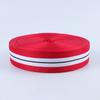 Cinta de Poliéster de 4.0cm Color Inter-color Raya Densa Cinturón Borde No Elástico Cuerda Colgante Accesorios para Prendas
