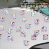 Suministro directo de fábrica fondo plano súper brillante mini arte de uñas color aurora AB lentejuelas para uñas arte de uñas diy pegatinas para accesorios de teléfono móvil