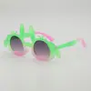 Nuevas Gafas de Sol de Conejo de Dibujos Animados para Niños, Estilo Dulce de Crema, Dulces y Lindas, Moda para Llevar, Anti-UV