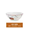Al por mayor ya Cheng de cuenco de cerámica para el hogar individual para comer plato cuenco para sopa cuenco para fideos lindo creativo personalizado Plato de cuenco cuchara