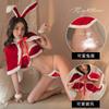 Pijama y Lencería Sexy Temáticos de Navidad Terciopelo Coreano Rojo Cuello Halter Sexy Uniforme de Chica Conejita Conjunto Colección 1881