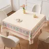 Mantel de comedor fresco y sencillo, impermeable, a prueba de aceite, lavable, resistente al calor, tacto de alta gama, mantel de uso doméstico, protector de escritorio, cubierta de mesa