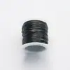 Cuerda de Cera 1mm Cordón de Cuero Pulsera Hilo Rollo Pequeño Cuerda de Cera 1mm Para Bisutería No Elástica Resistente al Desgaste Material para Accesorios de Joyería Paquete