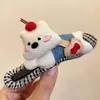 Presilha de Bico de Pato de Cachorro Tridimensional Desenho Animado Fofo, Suave e Versátil, Simples e Criativa Anti-Cabeça Grampo de Cabelo Grampo Acessório de Cabelo