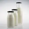 Fabricante Vende Botellas de Vidrio para Yogur de 250ml, Botellas para Té de Leche, Botellas de Starbucks, Botellas de Jugo con Tapa de Hierro, Botellas de Vidrio para Leche