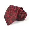 Gravata Masculina para Negócios, Banquete, Uso Casual, Gravata de Luxo, Estampa Jacquard de Seda Poliéster, Logo Bordado, Atacado Personalizado