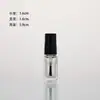 Botella de Esmalte de Uñas de Vidrio Transparente al por Mayor Transfronterizo Portátil Compacta con Pincel Sub-Botella Sello de Pegamento para Uñas
