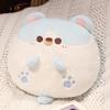 Almohada de felpa de imitación de conejo de dibujos animados manta multifuncional tres en uno calentador de manos cojín para dormir de oficina manta de felpa al por mayor