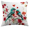 Almohada Día de San Valentín Temu Sala de Estar Sofá Funda de Almohada Roja Funda de Almohada Decorativa para Fiesta Cojín de Sofá Sin Relleno