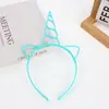 Diademas de Cabeza de Unicornio Transfronterizas Accesorios para el Cabello Europeos y Americanos Diademas para Fiesta Diademas de Cumpleaños Diademas de Cumpleaños Infantiles Accesorios para el Cabello al por Mayor