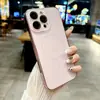 Adecuado para funda de teléfono móvil Apple 16, vidrio esmerilado galvanizado, anillo fino magnético, cubierta protectora de lente todo incluido para 15promax 14