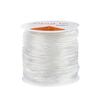 Hilo elástico de seda de pez transparente redondo de alta calidad, 100 metros, hilo de cristal de color, cuerda elástica con cuentas para manualidades, cuentas de joyería