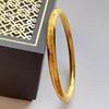 Llegada Nueva 2024 Dorado Wanfu Letras Estilo Chino Letras Fu Pulsera de Anillo Sencillo para Pareja Pulsera de Nicho Superior para Novia para Mujeres