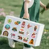 50 pegatinas estéticas indias, pegatinas de dibujos animados pintadas para DIY, para decorar teléfonos móviles, laptops, botellas de agua y equipaje