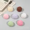 Accesorio de resina de media esfera de helado simulado para accesorios de cabello DIY, Crocs, fundas de teléfono y llaveros