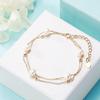 Pulsera de perlas de agua dulce de Zhuji, multicapa, apilada, para mujer, joyería de moda, venta al por mayor, una generación de cabello