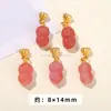 Ágata Yanyuan Carmesí Cuentas Pequeñas, Amuleto de Paz, Colgante de Fortuna, Cuentas Sueltas, Accesorios para Pulseras DIY, Venta al por Mayor de Colgantes