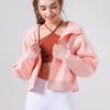 Ropa de Yoga Otoño e Invierno Sudadera con Capucha Holgada Cálida Chaqueta Deportiva de Fitness para Mujer Manga Larga Engrosada Cómoda de Secado Rápido