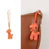 Bolsa de jirafa de moda de alta gama, estilo nuevo, versátil, linda, colgante, borla de bufanda de seda, accesorio de regalo pequeño, transfronterizo